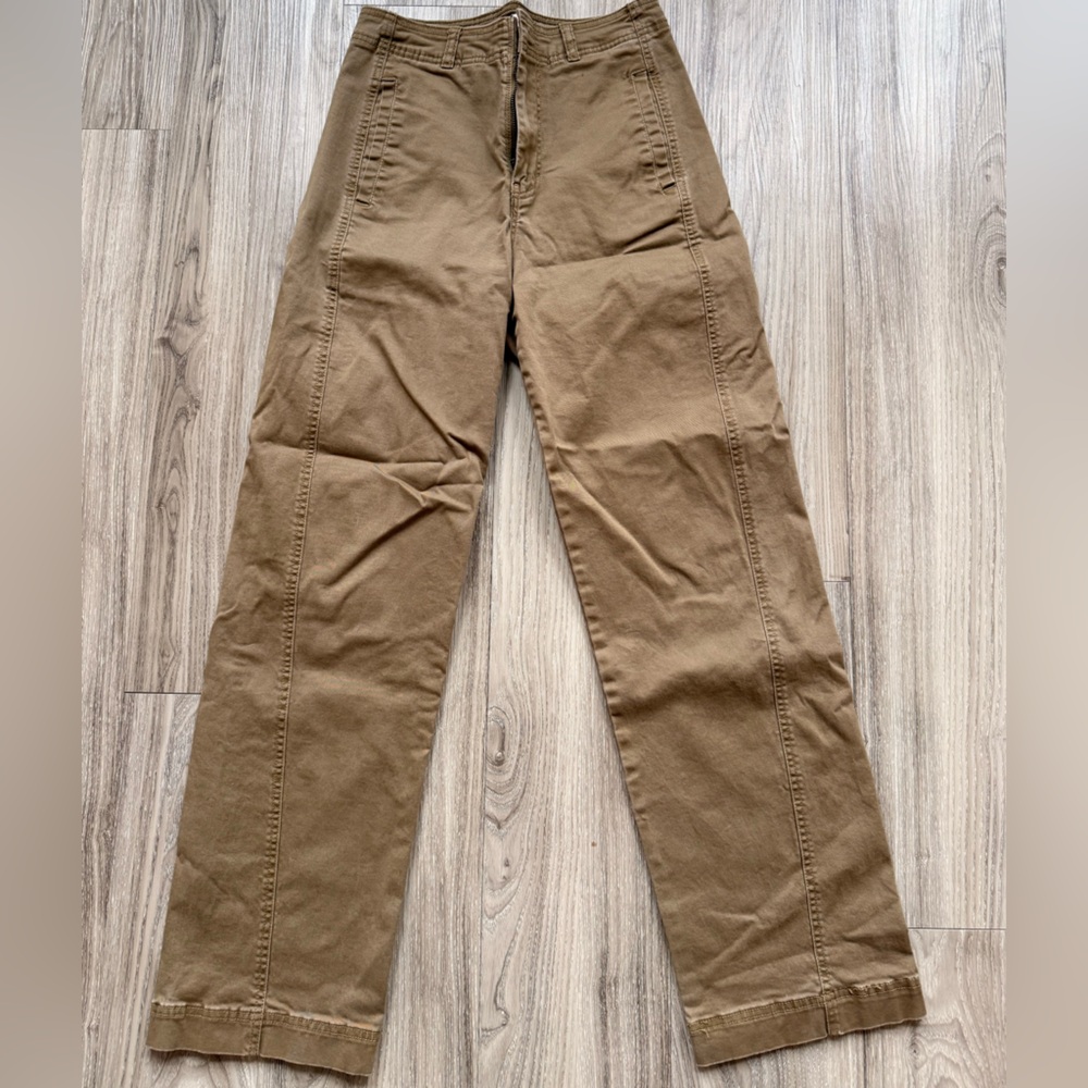 Habitual Straight-Leg Pants with Back Cinch